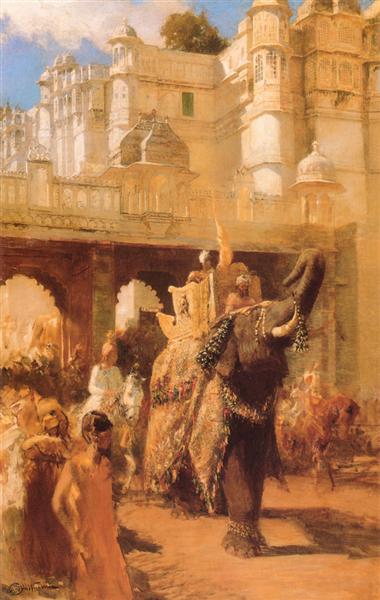 A Royal Procession, c.1895 - c.1902 - Edwin Lord Weeks