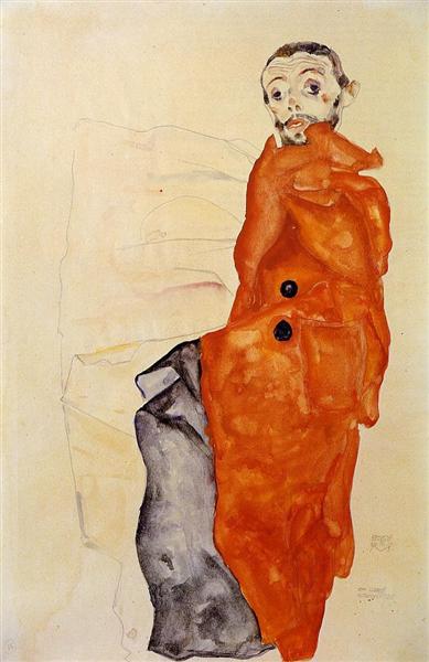 I Love Antitheses, 1912 - Egon Schiele