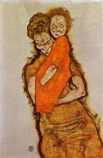 Mother and Child - Egon Schiele