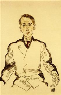 Portrait of Heinrich Rieger - Egon Schiele