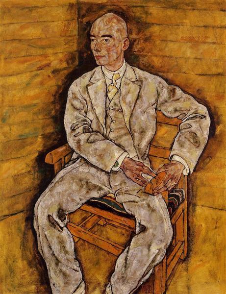 Portrait of Victor Ritter von Bauer, 1918 - Egon Schiele