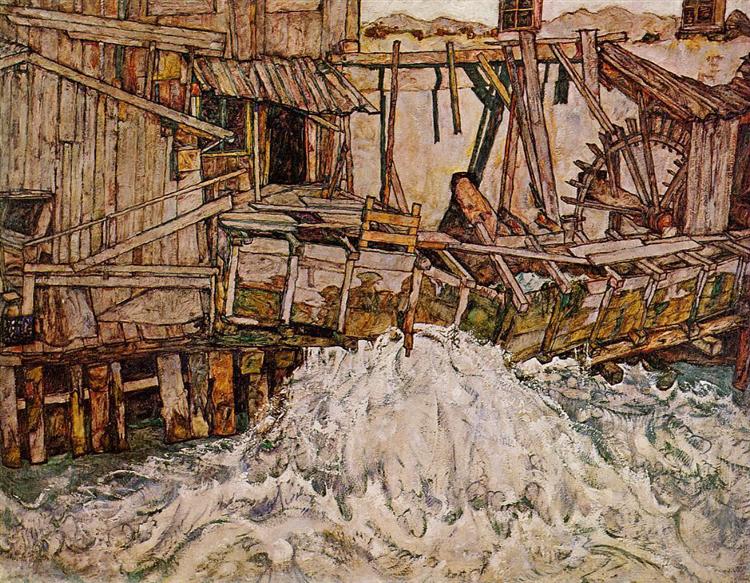 Млин, 1916 - Егон Шиле