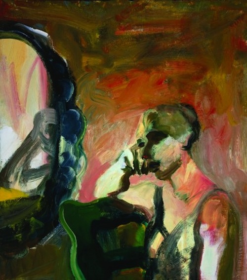 Girl with mirror, 1961 - Elmer Bischoff