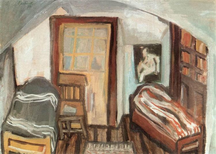My Room at the Bindendorfs, 1937 - Endre Bálint