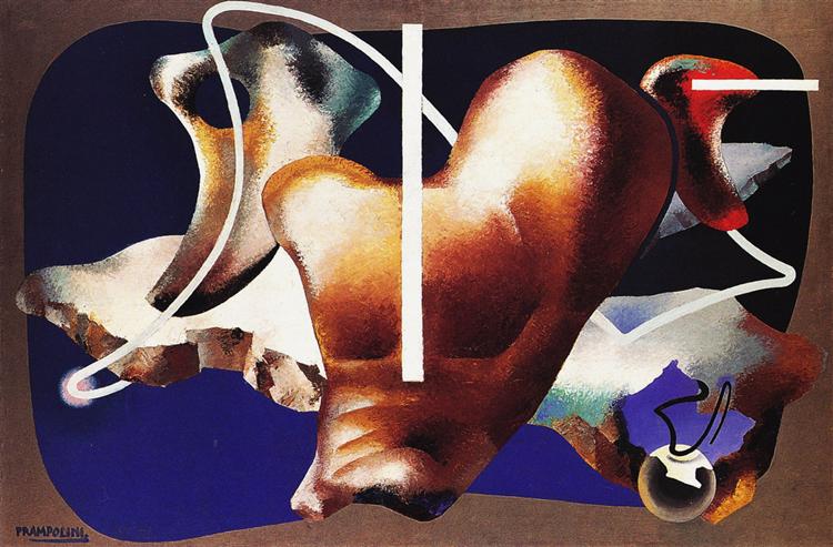 Superamento terrestre, 1932 - Enrico Prampolini