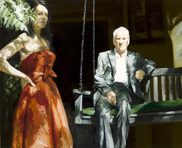 Portrait of a Couple Steve and Anne in LA, 2008 - Eric Fischl