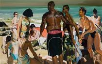 Scenes From Late Paradise Beached - Eric Fischl