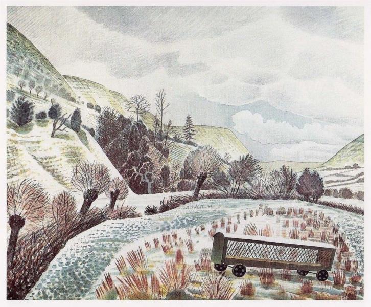 NEW YEAR'S SNOW, 1938 - Eric Ravilious