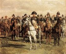 Napoleon and his Staff - Жан-Луи-Эрнест Месонье