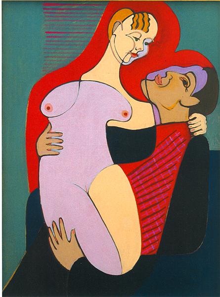 Great Lovers (Mr and Miss Hembus), 1930 - Ernst Ludwig Kirchner