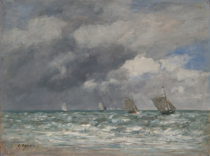 Sailboats at Trouville - Eugene Boudin