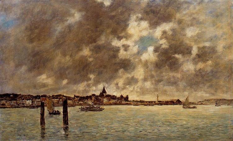 The Seashore, c.1860 - Eugene Boudin