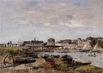 View of the Port, Trouville - Eugene Boudin