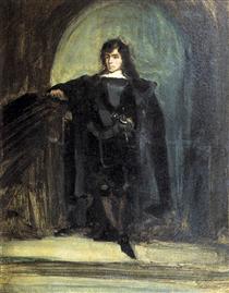 Autoportrait dit en Ravenswood ou en Hamlet - Eugène Delacroix