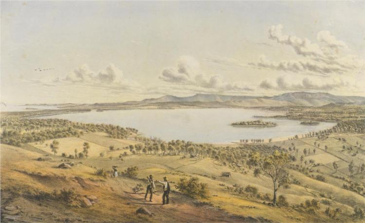 Lake Illawarra, N.S.W., 1867 - Eugene von Guérard