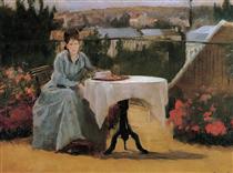 Afternoon Tea (aka On the Terrace) - Eva Gonzales