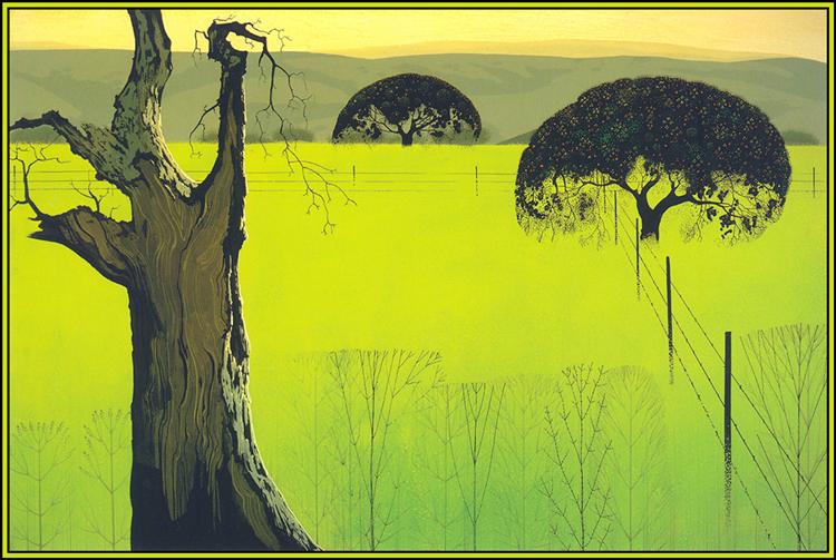 Mustard Field - Eyvind Earle