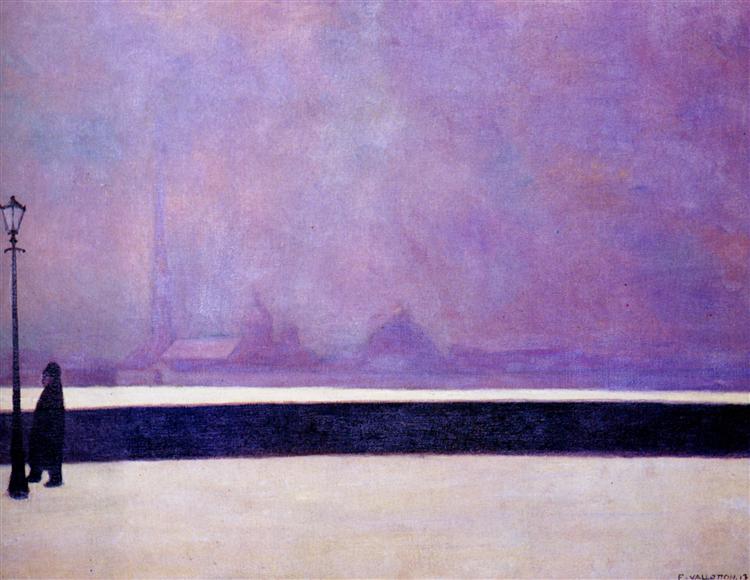 Neva, light fog, 1913 - Фелікс Валлотон