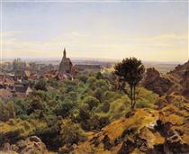 View to Mödling - Фердинанд Георг Вальдмюллер