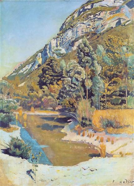 At the foot of the Petit Saleve, 1890 - Ferdinand Hodler