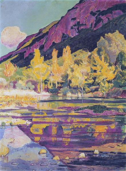 At the foot of the Petit Saleve, 1893 - Ferdinand Hodler