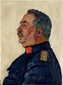 Portrait of General Ulrich Wille - Ferdinand Hodler
