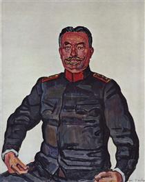 Portrait of General Ulrich Wille - Фердинанд Ходлер