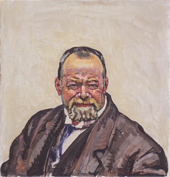 Self portrait, 1916 - Фердинанд Ходлер