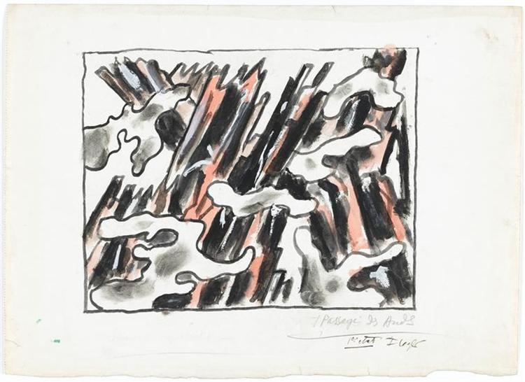 Model, setting for the opera by Darius Milhaud Bolivar, L pass Andes - Fernand Leger