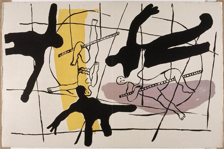 Trapeze, 1950 - Fernand Leger
