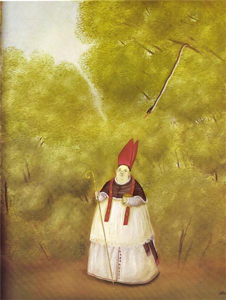 Archbishop Lost in the Woods, 1970 - Фернандо Ботеро