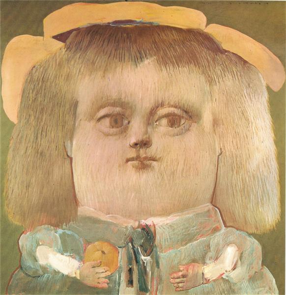 Young Girl, 1962 - Fernando Botero