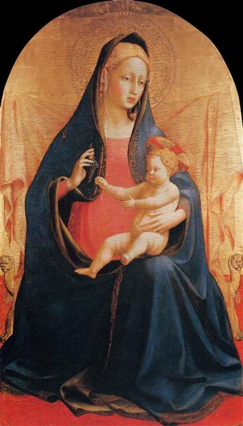Madonna and Child of the Grapes, c.1425 - Fra Angelico