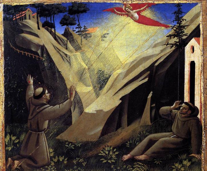 Receiving the Stigmata, c.1429 - Фра Анджеліко