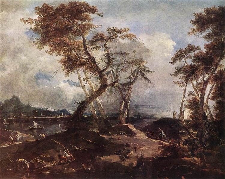 Landscape, c.1780 - Francesco Guardi