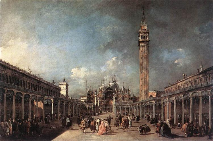 Piazza San Marco, 1777 - Francesco Guardi - WikiArt.org