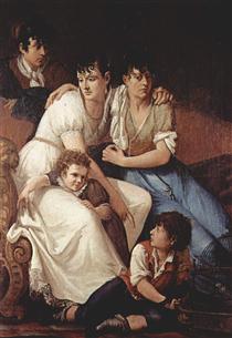 Family portrait - Франческо Хайес