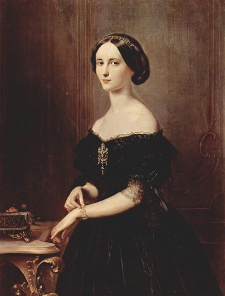 Portrait of a Venetian woman, c.1852 - Франческо Гаєс