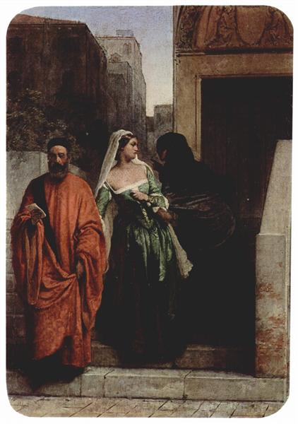 Venetian women, 1853 - Франческо Гаєс
