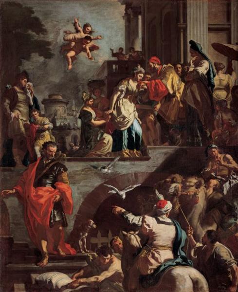Rebecca Leaving Her Father’s House, 1730 - Francesco Solimena