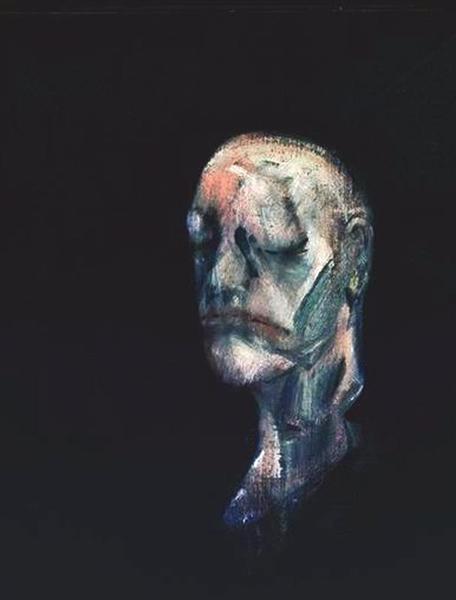 After the life mask of William Blake, 1955 - 法蘭西斯‧培根