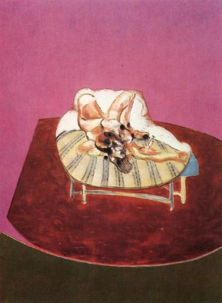 Лежащая фигура со шприцем, 1963 - Френсис Бэкон
