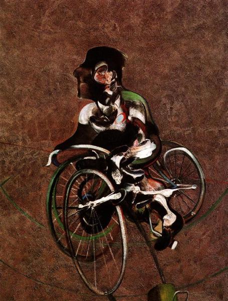 Portrait of George Dyer Riding a Bicycle, 1966 - Френсіс Бекон