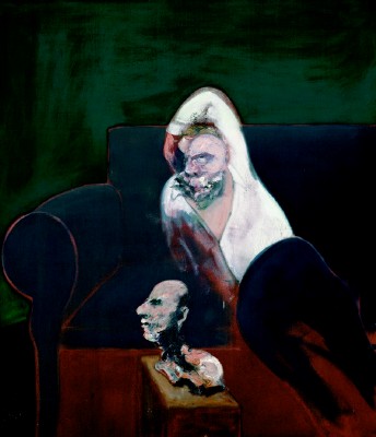Reclining Man with Sculpture, 1960 - Francis Bacon