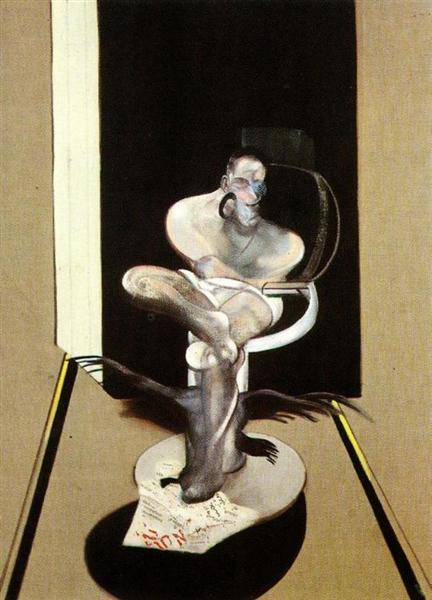 Сидящая фигура, 1977 - Френсис Бэкон
