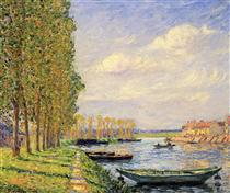 A Canal at St. Mammes - Francis Picabia