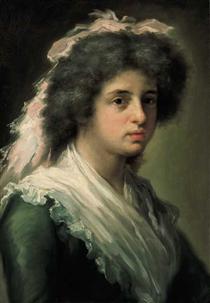 Portrait of Feliciana Bayeu, daughter of the painter - Francisco Bayeu