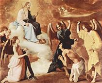 Бичевание Св. Иеронима ангелами - Франсиско де Сурбаран