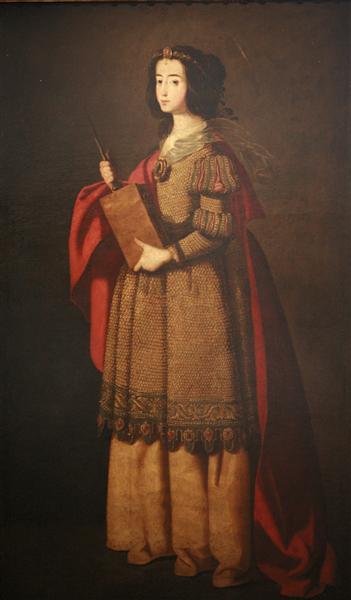 Св. Энграция, 1650 - Франсиско де Сурбаран