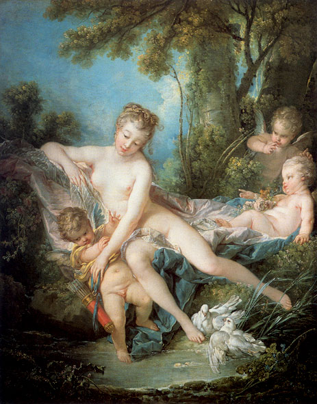 Venus comforts Amor, 1751 - Francois Boucher